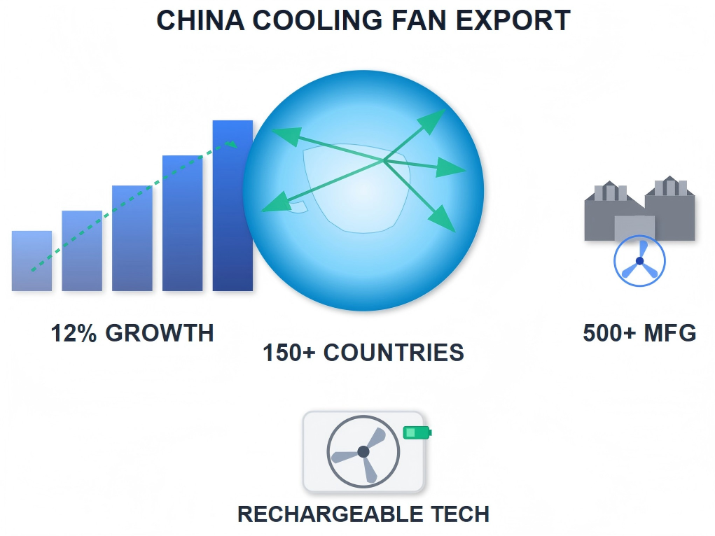 China Cooling Fan Export Growth China Cooling Fan Export Growth